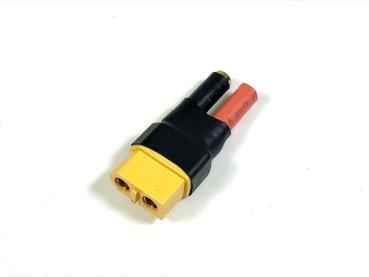 Adapter 4mm Goldkontaktsteckern (M) auf XT60 (W) Kompakt-Version